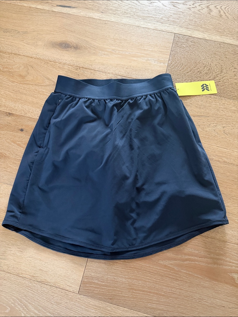 all in motion navy Circle Skater Active Skirt with Elastic Waistband